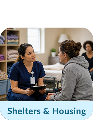 Shelters and Housing Staffing Services